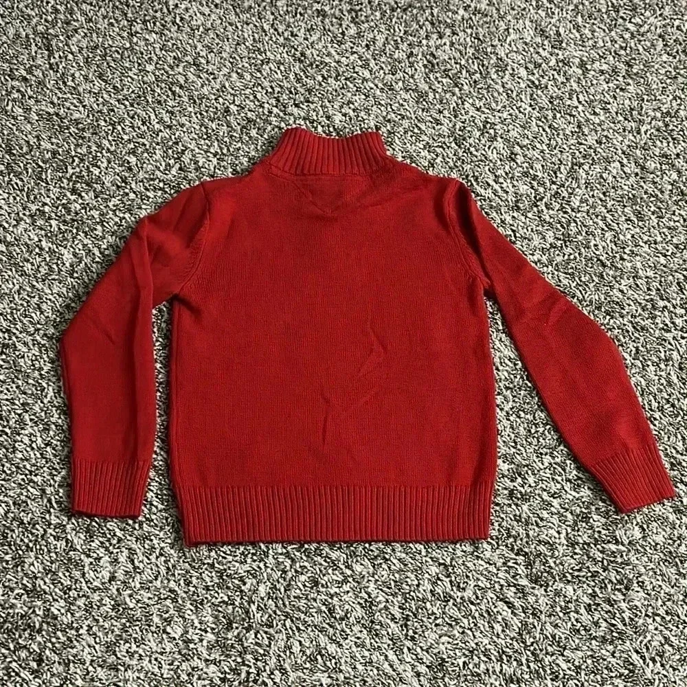 Tommy Hilfiger Red Boys Sweater